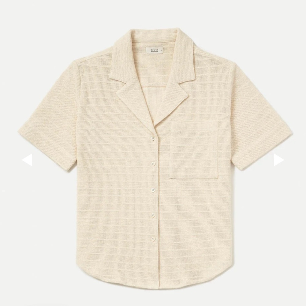 AYR Cream Button Down Shirt
